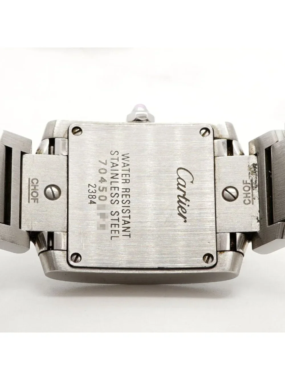 Cartier Tank Francaise SM Pink Dial Watch